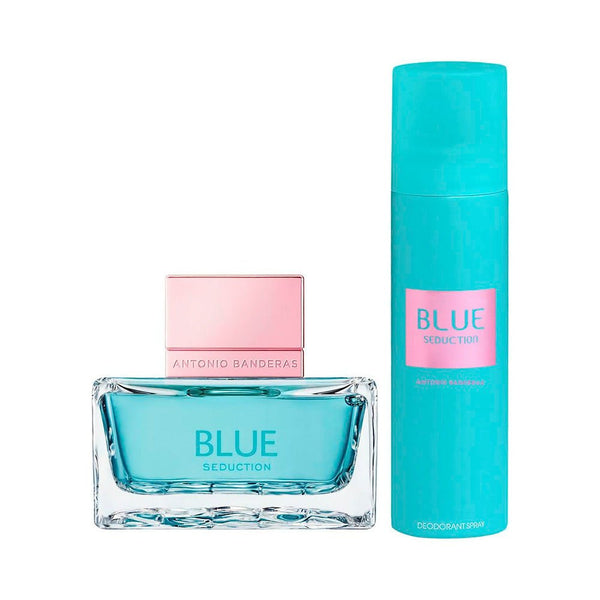 Antonio Banderas Blue Seduction For Women Gift Set EDT 80ml + Deodorant Spray 150ml - LookincredibleAntonio Banderas8411061045251