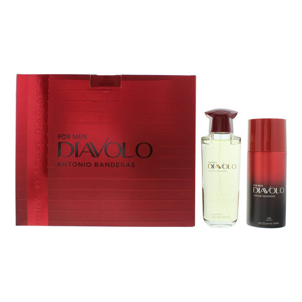 Antonio Banderas Diavolo 2 Piece Gift Set EDT 100ml + Deodorant Spray 150ml - LookincredibleAntonio Banderas8411061044988