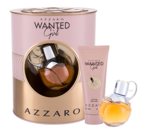 Azzaro Wanted Girl Gift Set: 50ml EDP Spray + 100ml Body Lotion - LookincredibleAzzaro3351500014590