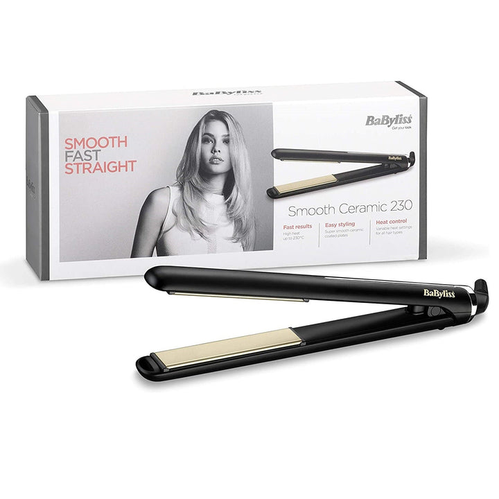 BaByliss Smooth Ceramic 230 Straightener - LookincredibleBabyliss3030053025146