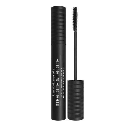 Bare Minerals Strength & Length Serum Infused Extreme Black Mascara 8ml - LookincredibleBareMinerals98132573899