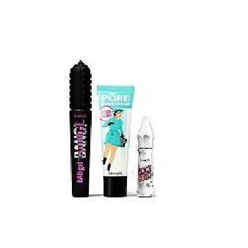 Benefit Top Trip Beauty Gift Set: Primer 22ml + Mascara 8.5g + Gimme Brow + In Shade 3 3g Pouch - LookincredibleBenefit602004150264