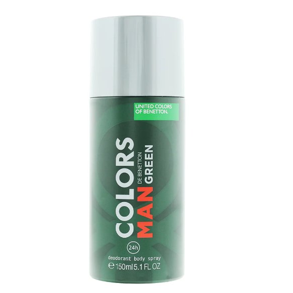 Benetton Colors De Benetton Green Deodorant Spray 150ml - LookincredibleBenetton8433982011542