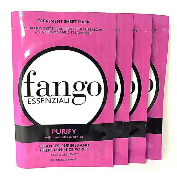 Borghese Fango Essenziali Purify Treatment Sheet Mask 4 x 25ml - LookincredibleBorghese Fango739581128253