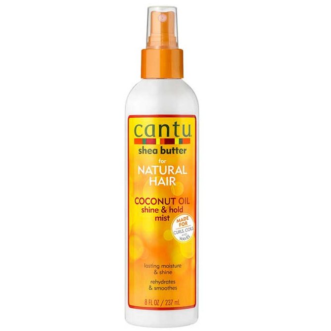 Cantu Shea Butter for Natural Hair Coconut Oil Shine & Hold Mist 237ml - LookincredibleCantu817513010064