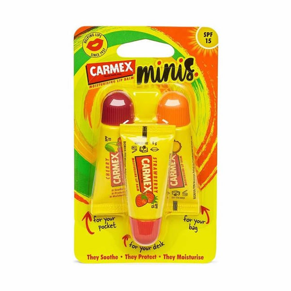 Carmex Mini Lip Balm Trio - LookincredibleCarmex083078016548