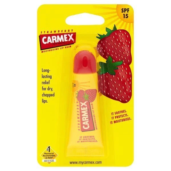 Carmex Strawberry Lip Balm Tube SPF15 - LookincredibleCarmex83078001902