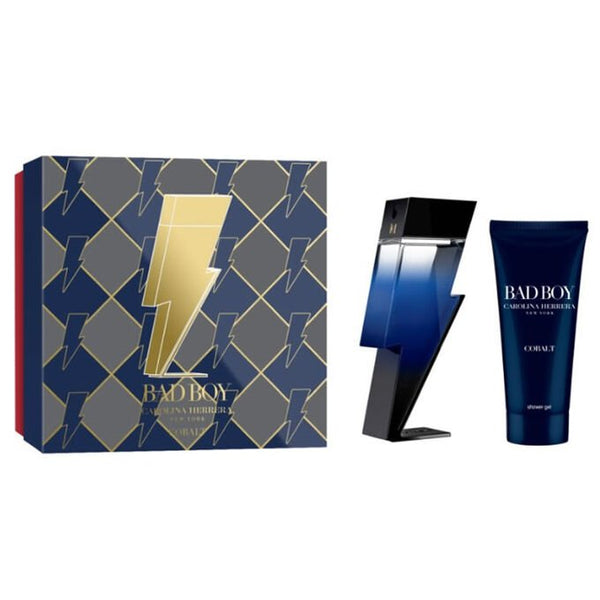 Carolina Herrera Bad Boy Cobalt 2 Piece Gift Set: 100ml EDP + 100ml Shower Gel - LookincredibleCarolina Herrera8411061027981