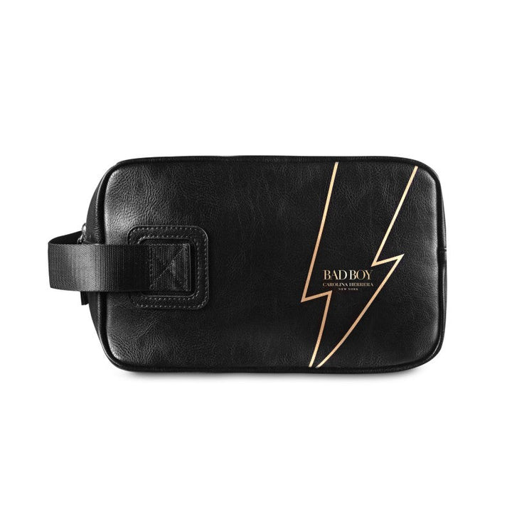 Carolina Herrera Black Bad Boy Overnight/ Toiletry/ Wash Bag - LookincredibleCarolina Herrera8411061980507