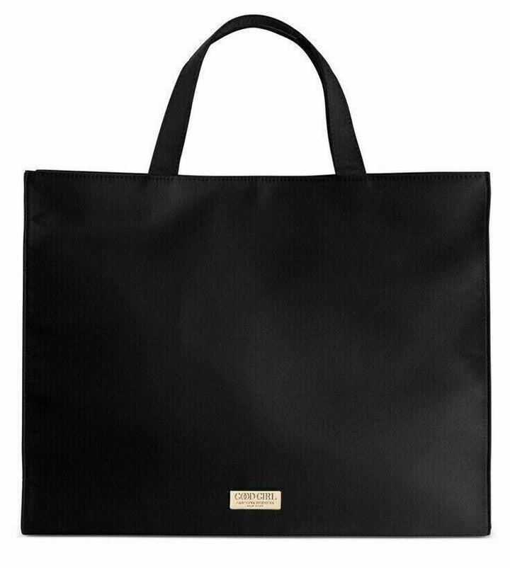 Carolina Herrera Good Girl Black Satin Tote Bag - LookincredibleCarolina Herrera8411061979174