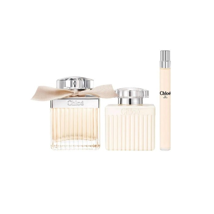 Chloe Signature Gift Set 75ml EDP Spray + 100ml Body Lotion + 10ml EDP Spray - LookincredibleChloé Nomade3616304974496