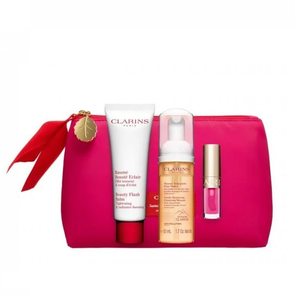 Clarins Beauty Flash Balm Gift Set 3 Piece - LookincredibleClarins3666057114380