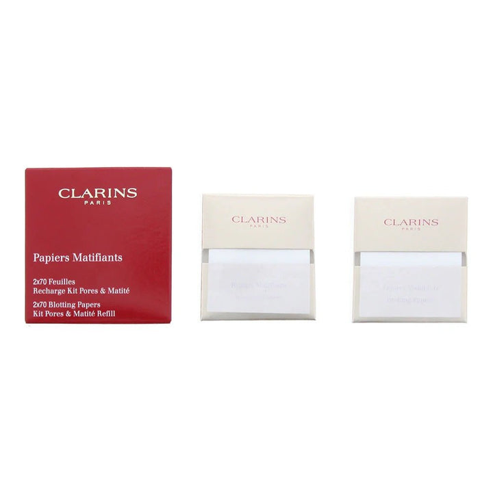 Clarins Kit Pores & Matite Refill Blotting Papers 2 x 70pcs - LookincredibleClarins3380810138993