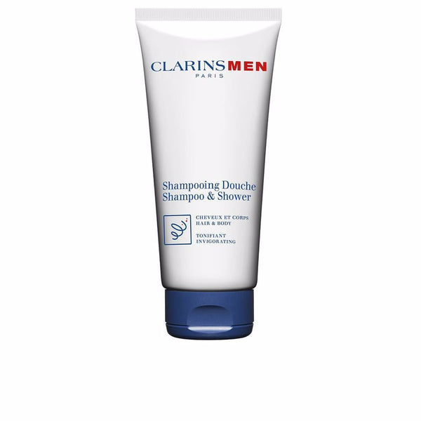 Clarins Men Total Shampoo Hair and Body 200ml - LookincredibleClarins3666057044564