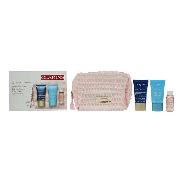 Clarins Skincare Gift Set 15ml Cream Mask + 15ml Night Cream + 10ml Micellar Cleansing Water - LookincredibleClarins3666057058202