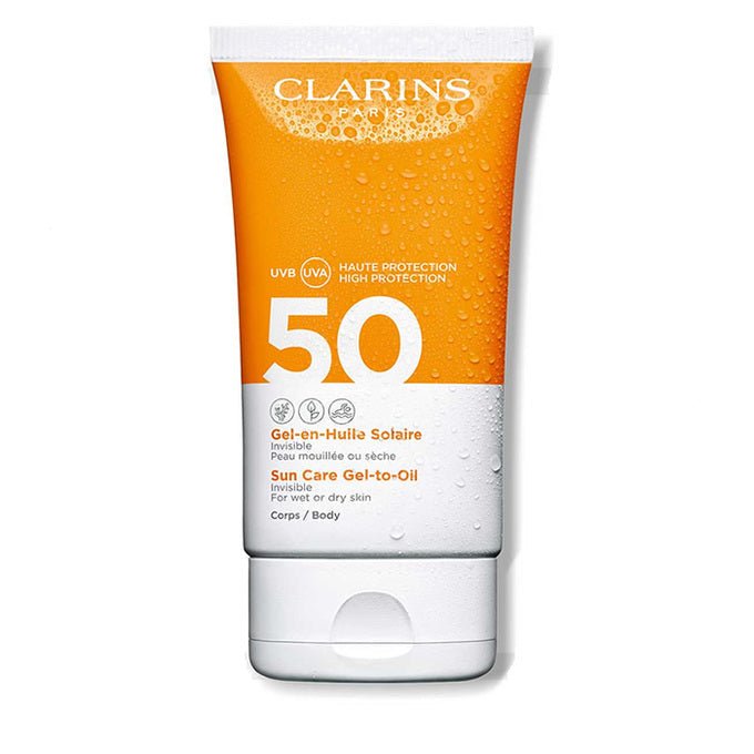 Clarins Sun Care Body Gel To Oil SPF50 150ml - LookincredibleClarins3380810374391