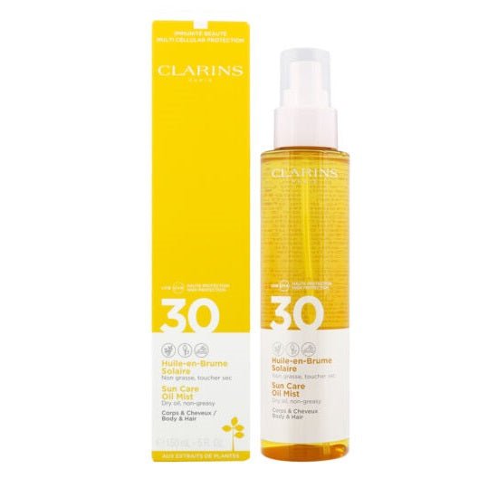 Clarins Sun Care Body & Hair Oil Mist SPF30 150ml - LookincredibleClarins3380810305005