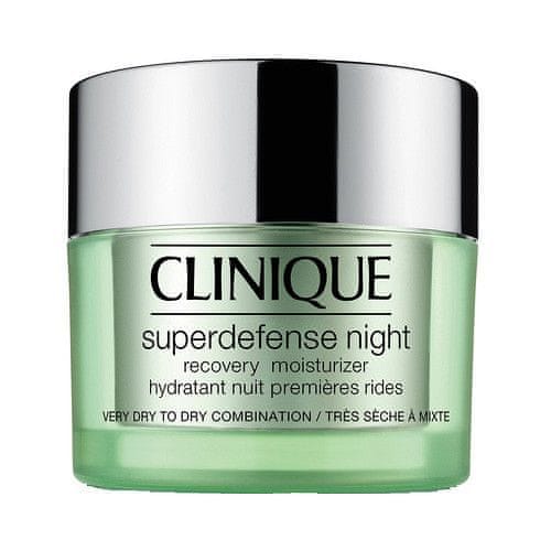 Clinique Superdefense Night Recovery Moisturizer Skin Types 1/2 50ml - LookincredibleClinique020714763275