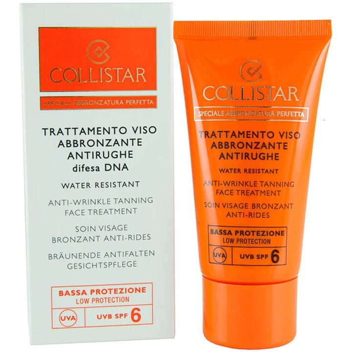 Collistar Anti - Wrinkle Tanning Face Treatment Spf 6 Cream 50ml - LookincredibleCollistar8015150260244