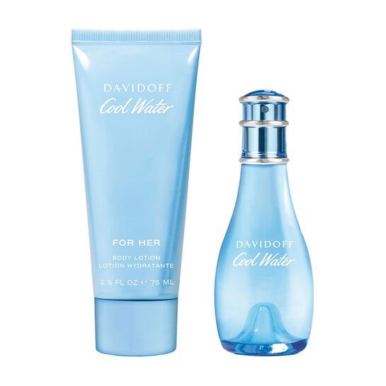 Davidoff Cool Water Woman Gift Set EDT 30ml + 75ml Body Lotion - LookincredibleDavidoff3614229130638