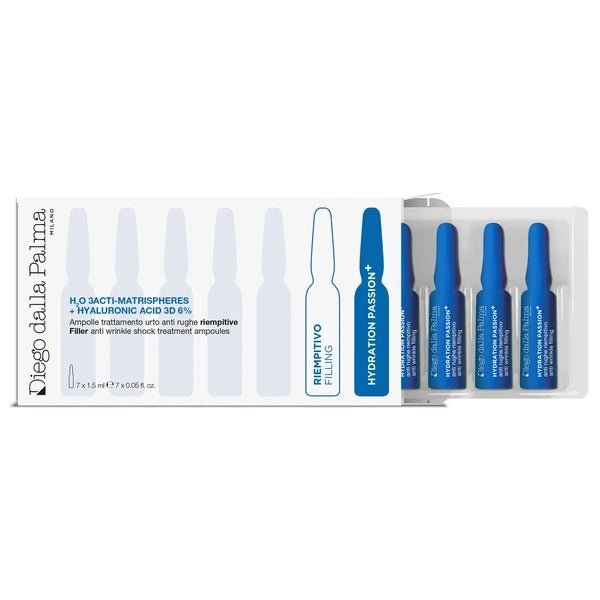 Diego Dalla Palma Hydration Passion H2O 3 Acti - Matrispheres + Hyaluronic Acid 3D6% Ampoule 7 x 1.5ml - LookincredibleDiego Dalla Palma8017834877854