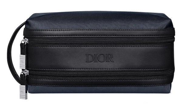 Dior Men's Black Blue Cosmetic Travel/Toiletry/Wash Bag - LookincredibleDior3348901561884