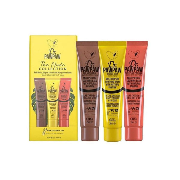 Dr. PAWPAW The Nude Collection Multipurpose Balms 3x25ml - LookincredibleDr. PAWPAW5060372801259