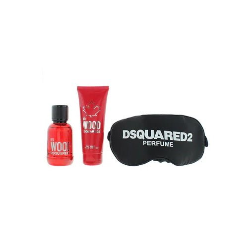 Dsquared2 Red Wood Gift Set EDT 50ml + Shower Gel 50ml + Night Mask - LookincredibleDsquared28011003877249