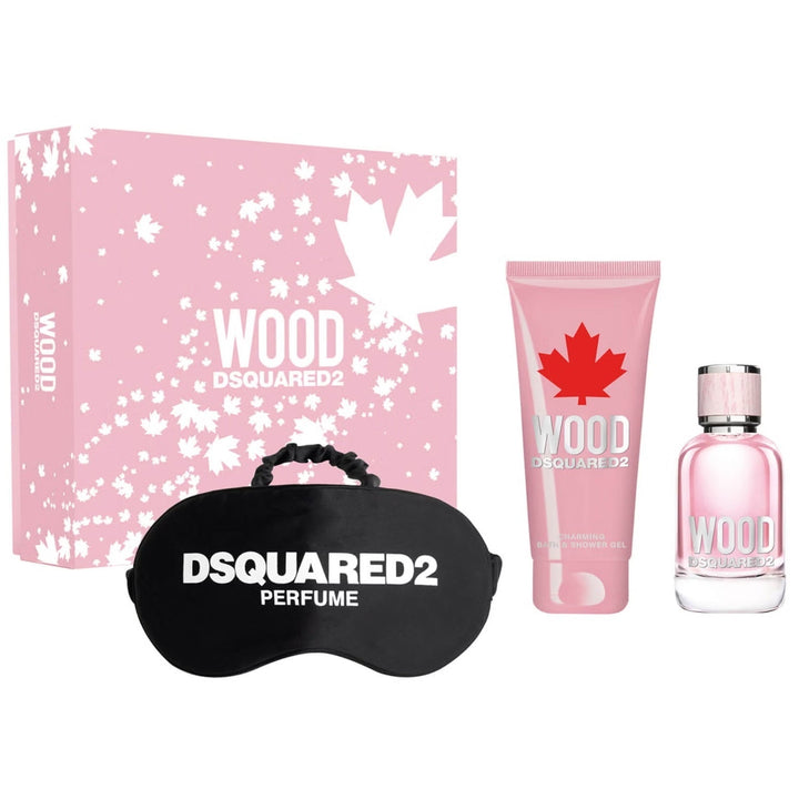 Dsquared2 Wood For Her Gift Set EDT 50ml + Shower Gel 50ml + Night Mask - LookincredibleDsquared28011003877232