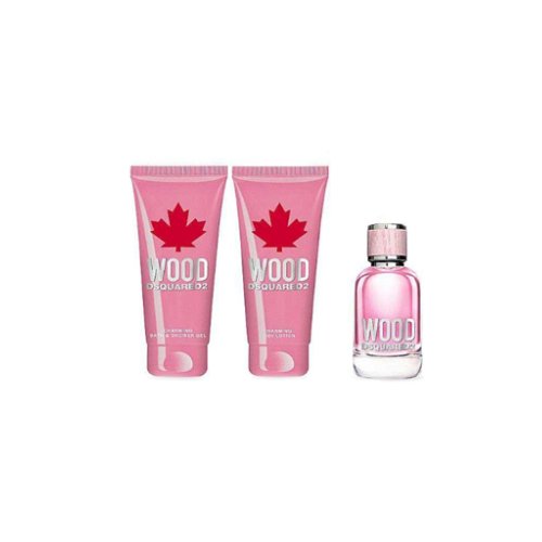 Dsquared2 Wood For Her Gift Set EDT 50ml+Shower Gel 50ml+Body Lotion 50ml - LookincredibleDsquared28011003873791