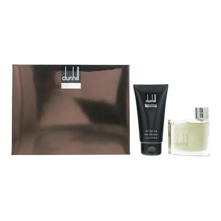 Dunhill Brown Gift Set: 75ml EDT + Aftershave Balm 150ml - LookincredibleDunhill85715808127