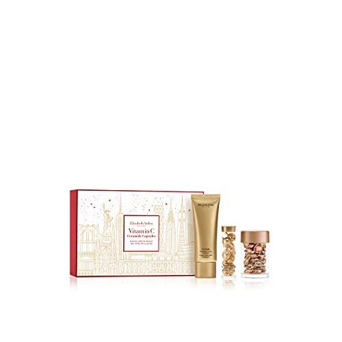 Elizabeth Arden Vitamin C Gift Set Ceramide Radiance Renewal Serum Capsules + Ceramide Daily Youth Restoring Serum Capsules + Ceramide Cream Cleanser 50ml - LookincredibleElizabeth Arden85805243968