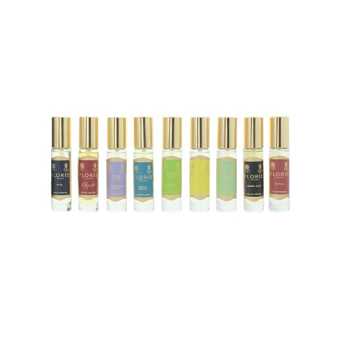 Floris Fragrance Case 9 Piece Gift Set EDP 5 x 10ml+EDT 4 x 10ml - LookincredibleFloris886266009229