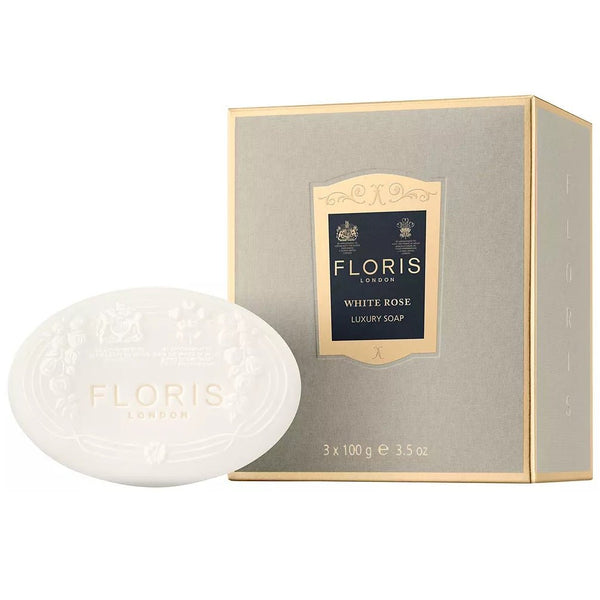 Floris White Rose Luxury Soap 3 x 100g - LookincredibleFloris886266922306