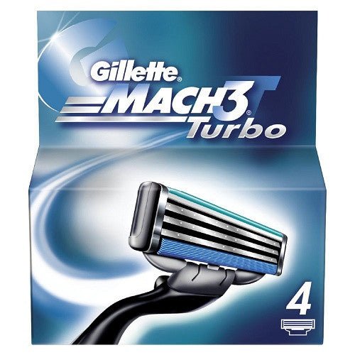 Gillette Mach3 Turbo Razor Blades - LookincredibleGillette7702018263813