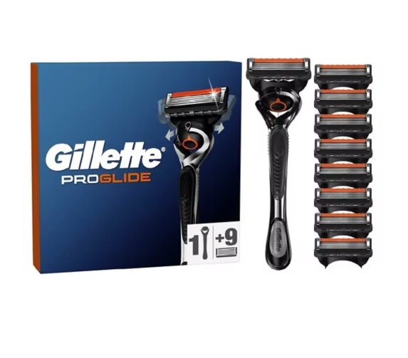 Gillette ProGlide Men's Razor with Flexball Technology + 9 Razor Blade Refills - LookincredibleGillette8006540766729