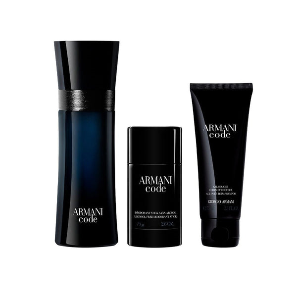 Giorgio Armani Code Pour Homme Gift Set 125ml EDT + 75g Deodorant Stick + 75ml Body Shampoo - LookincredibleGiorgio Armani3614273877497