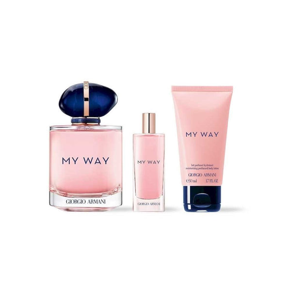 Giorgio Armani My Way Gift Set 90ml EDP + 15ml EDP + Body Lotion 50ml - LookincredibleGiorgio Armani3614274186093