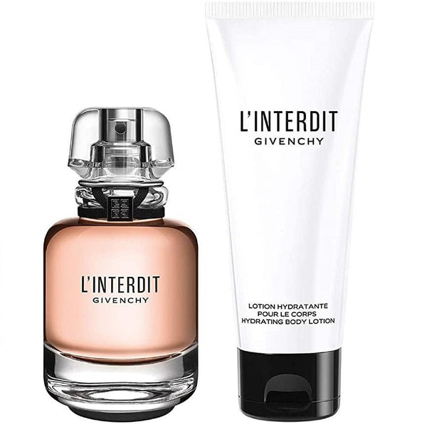 Givenchy L'interdit Gift Set 50ml EDT + 75ml Body Lotion - LookincredibleGivenchy3274872431607