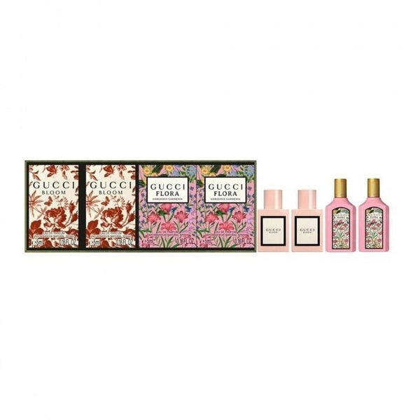 Gucci Bloom Gift Set EDP 2x5ml + Flora EDP 2x5ml Minis - LookincredibleGucci3616303465223