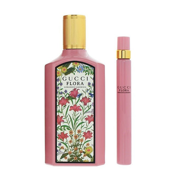 Gucci Flora Gorgeous Gardenia Gift Set 100ml EDP + 10ml EDP - LookincredibleGucci3616303785062