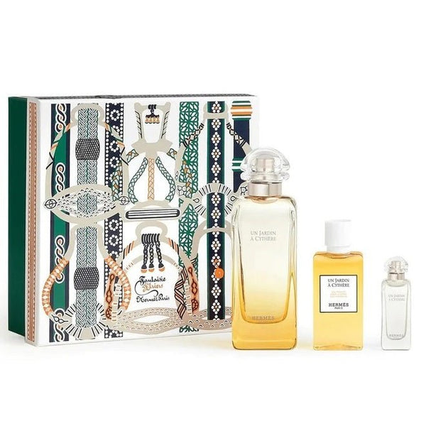 Hermes Un Jardin a Cythere 100ml EDT Spray + 40ml Shower Gel + 7.5ml EDT Spray - LookincredibleHermes3346130423065