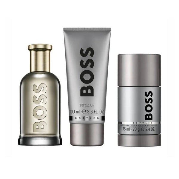 Hugo Boss Boss Bottled Gift Set 100ml EDP + 100ml Shower Gel + 75g Deodorant - LookincredibleHugo Boss3616304961236