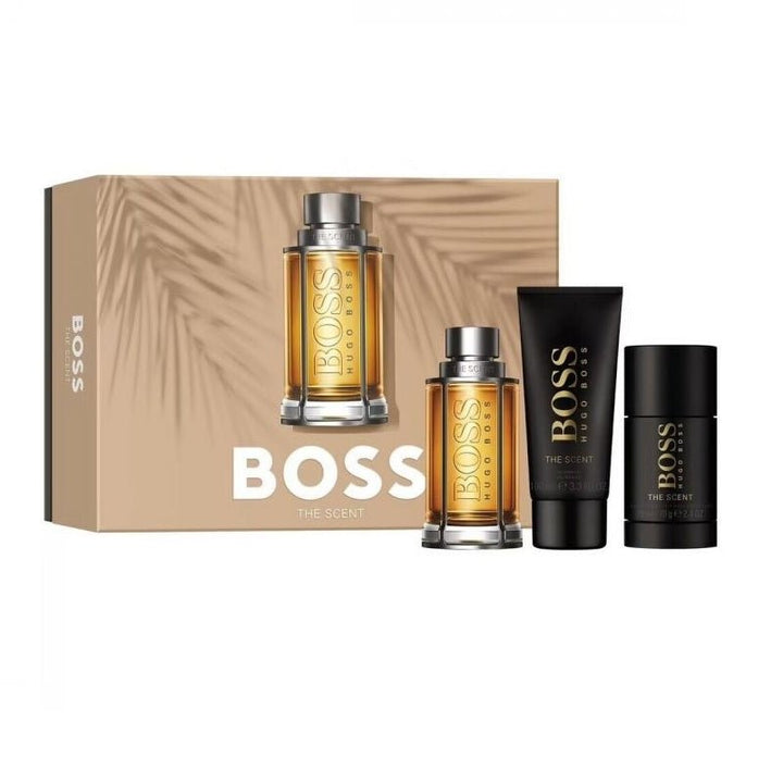 Hugo Boss Boss The Scent Gift Set 100ml EDT + 100ml Shower Gel + 75g Deodorant - LookincredibleHugo Boss3616304957666