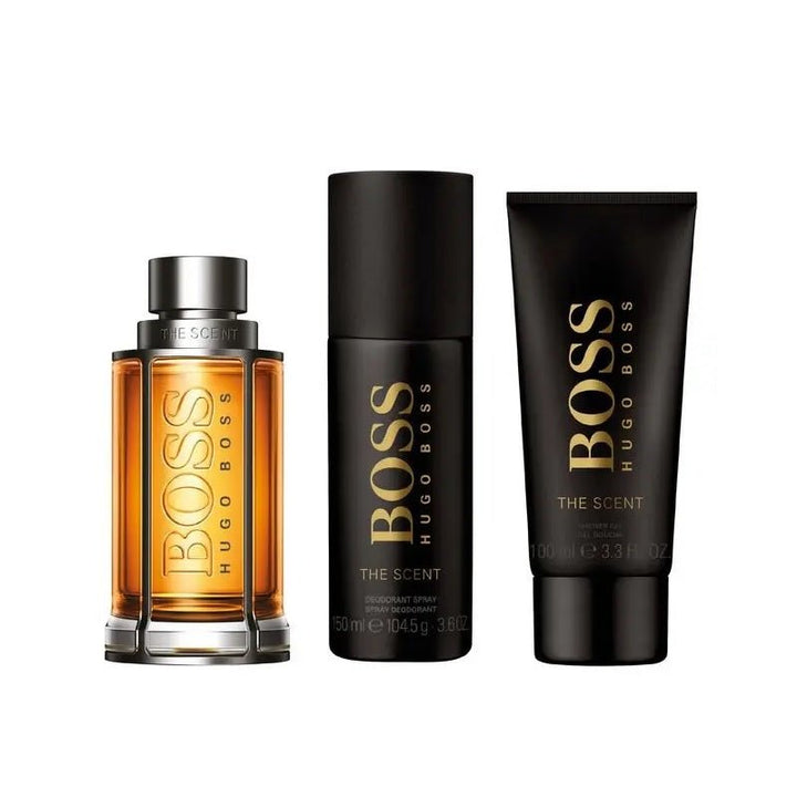 Hugo Boss The Scent Gift Set EDT 100ml + Shower Gel 100ml + Deodorant Spray 150ml - LookincredibleHugo Boss3616304197970