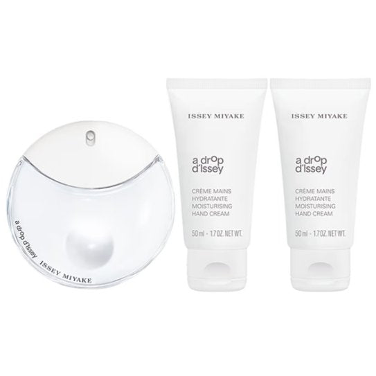 Issey Miyake A Drop D'Issey Gift Set 50ml EDP + 2 X 50ml Hand Cream - LookincredibleIssey Miyake3423222047955