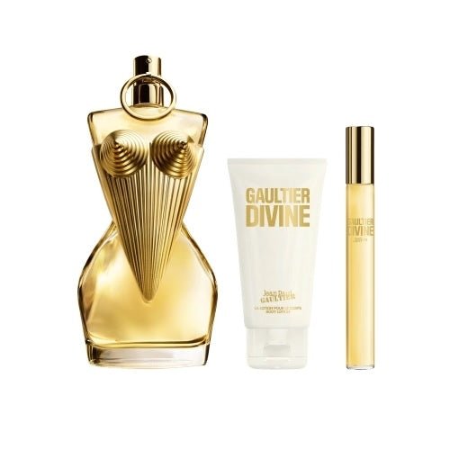 Jean Paul Gaultier Divine EDP 100ml + Body Lotion 75ml + EDP 10ml - LookincredibleJean Paul Gaultier8435415092500