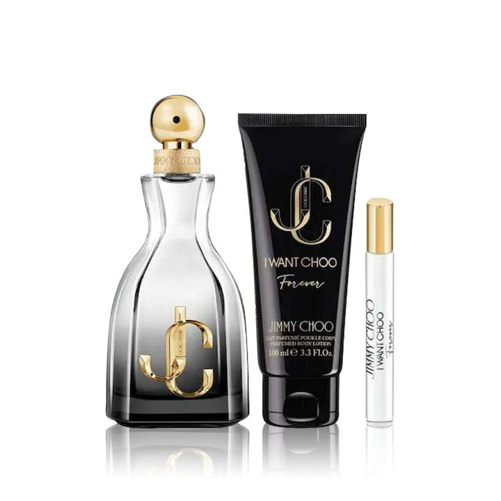 Jimmy Choo I Want Choo Forever Gift Set EDP 100ml+ EDP 7.5ml + Body Lotion 100ml - LookincredibleJimmy Choo3386460134422