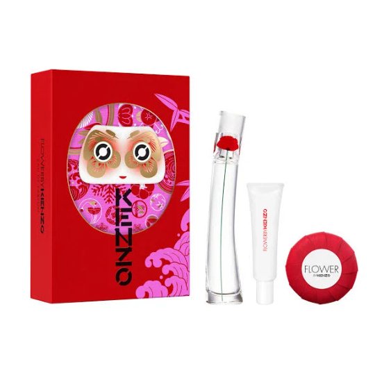 Kenzo Flower Gift Set 50ml EDP + 20ml Hand Cream + 95g Soap - LookincredibleKenzo3274872447974