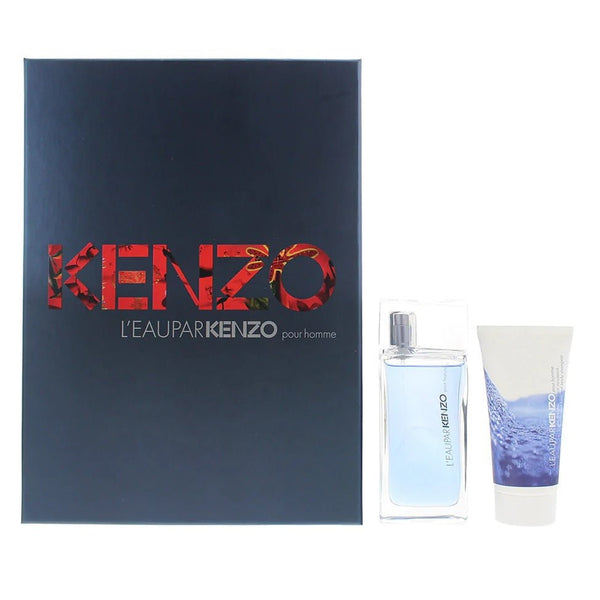 Kenzo L'eau Par Kenzo Pour Homme Gift Set 50ml EDT + 50ml Body Shampoo - LookincredibleKenzo3274871947888